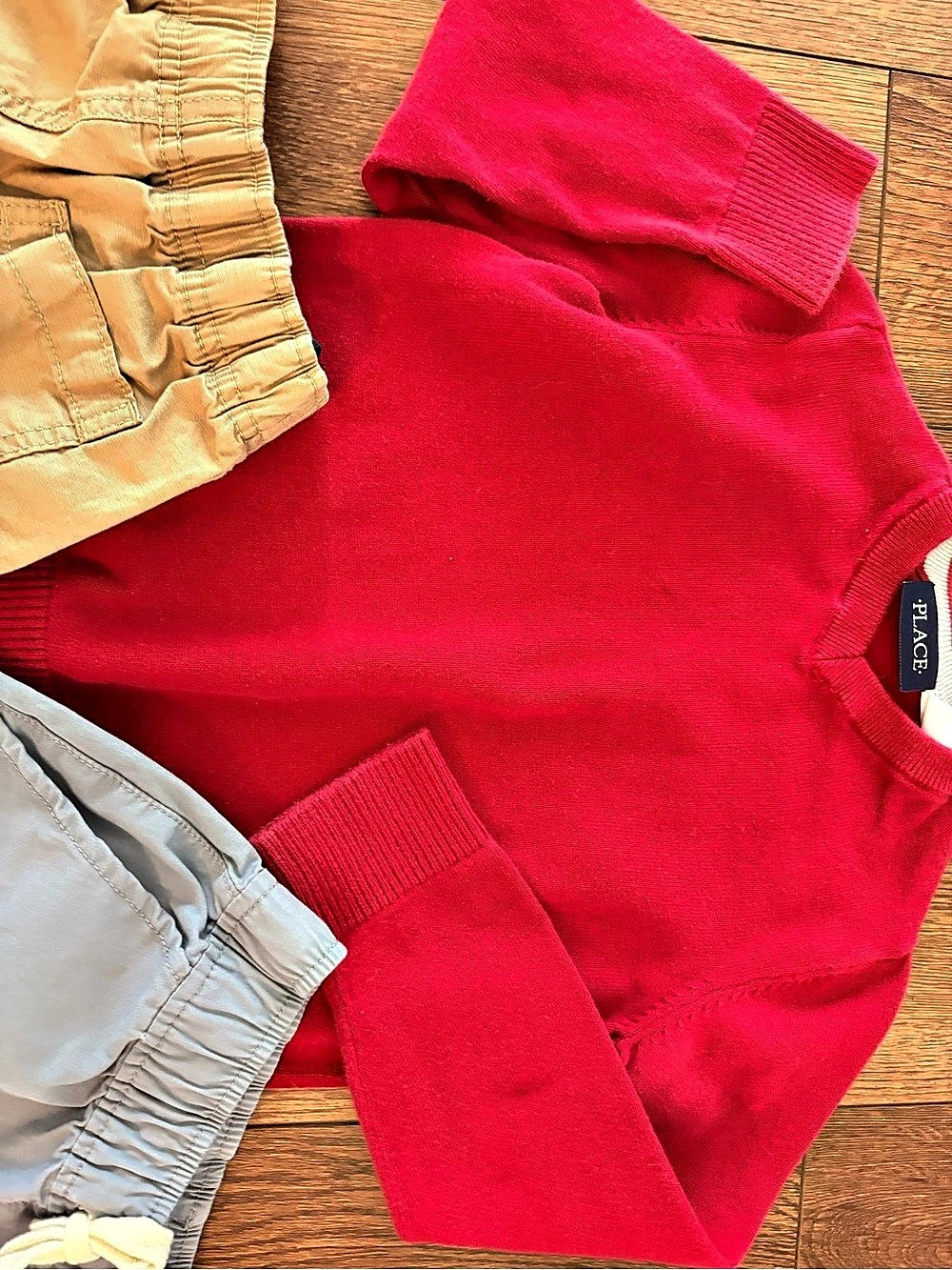 PLACE Matching Set in Red & Blue Size 4T Like New